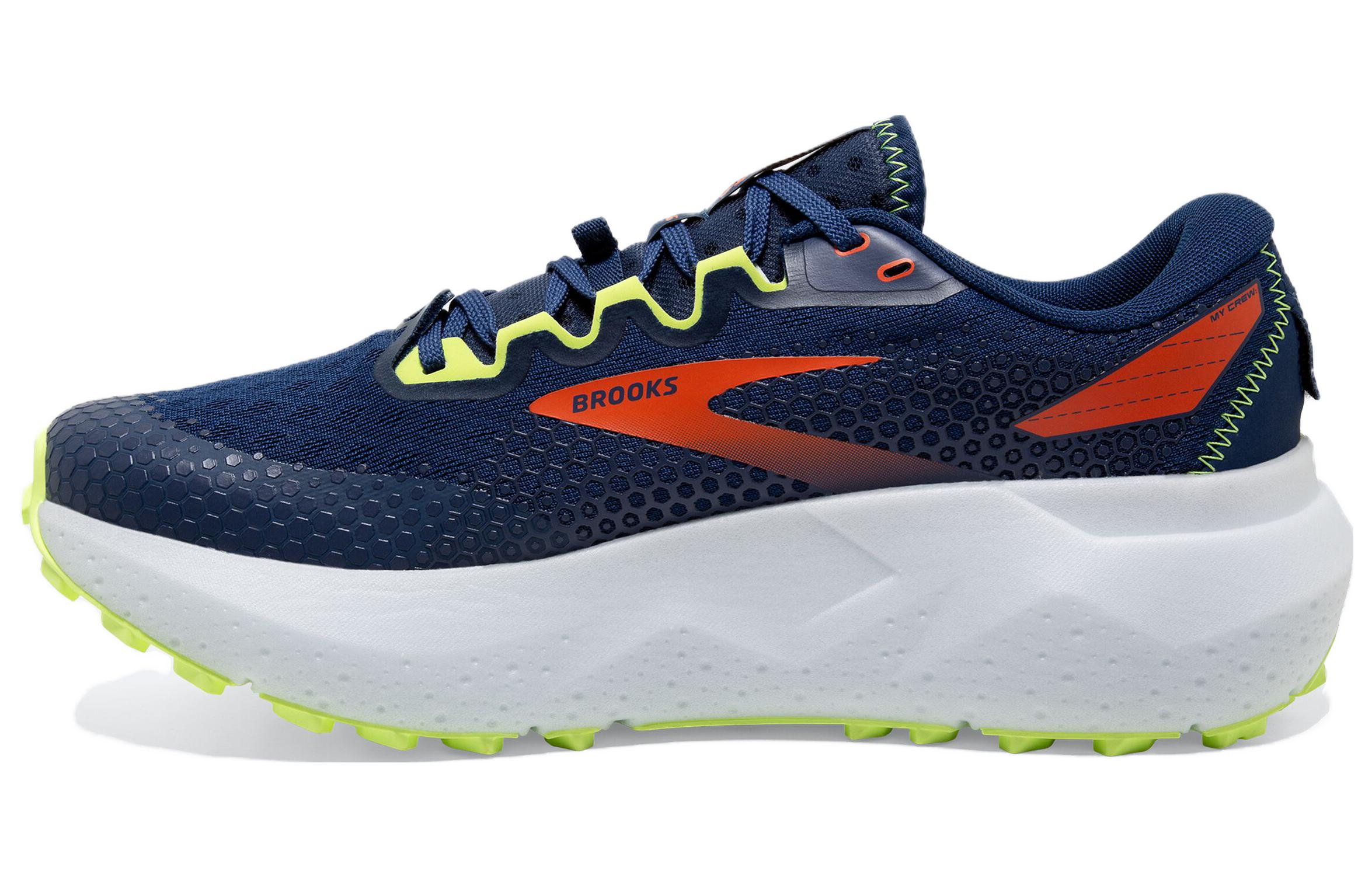 

Brooks Легкие кроссовки Caldera 6 Cushioning с низким верхом, мужские, синие, белые, оранжевые