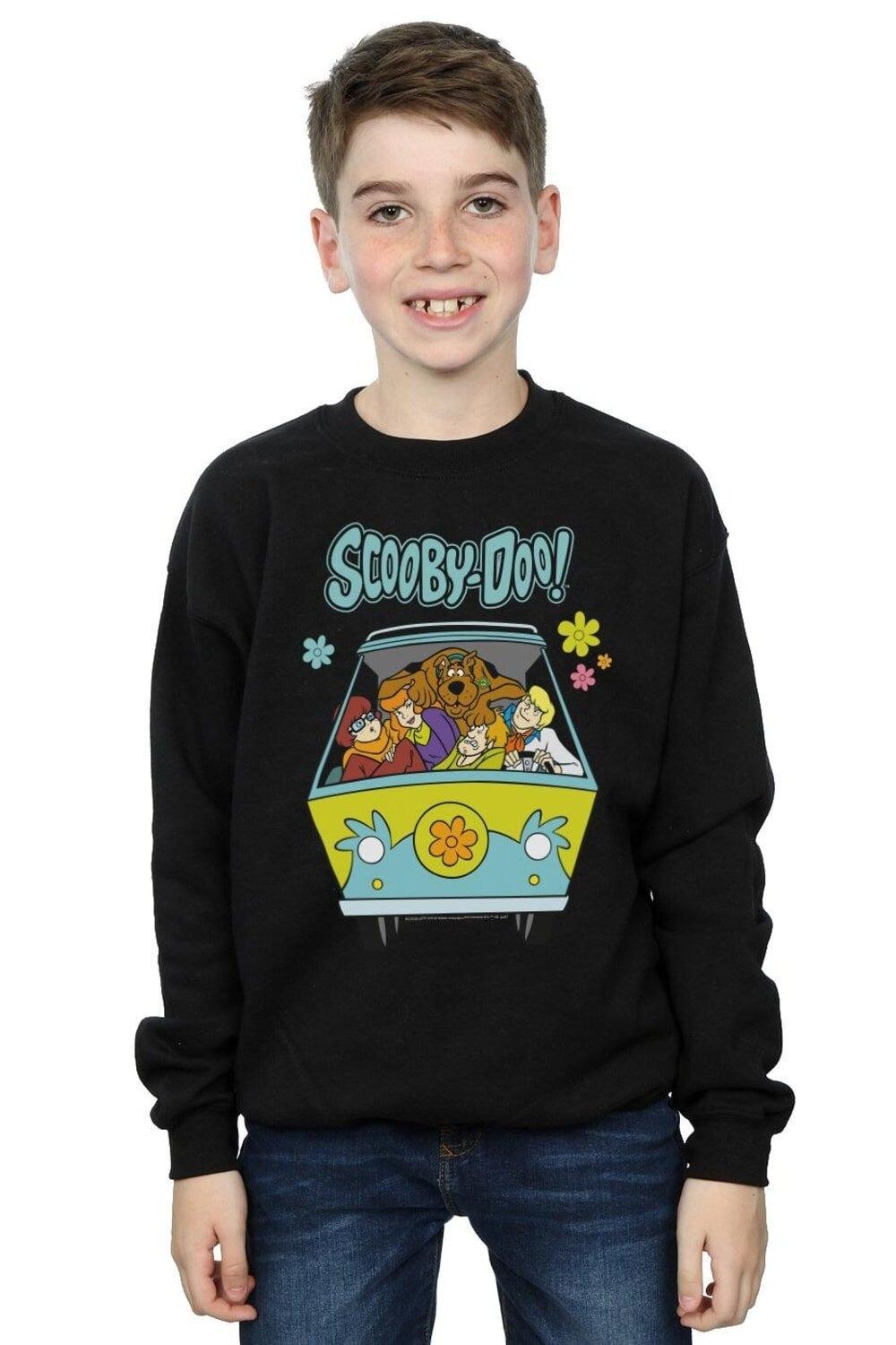 

Толстовка Mystery Machine Group Scooby Doo, черный