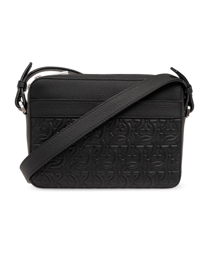 

Сумка через плечо Tra Salvatore Ferragamo, черный