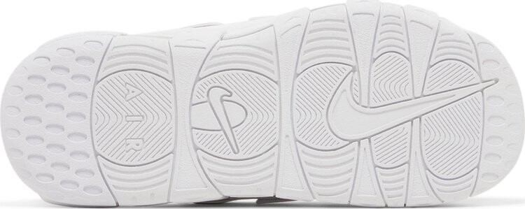 Кроссовки Air More Uptempo Slide 'White University Red', белый — фото 4