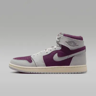 

Кроссовки Jordan Air 1 Zoom CMFT 2, цвет Bordeaux/Light Bordeaux/Muslin/Neutral Grey