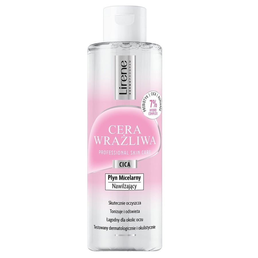 

Увлажняющая мицеллярная жидкость Lirene Sensitive Skin 200 мл
