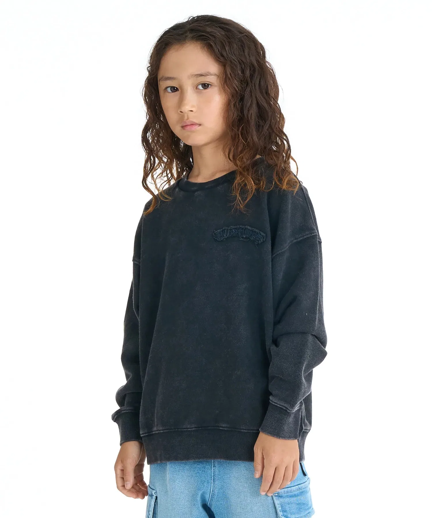 Детская толстовка DC SHOES Kids 26 KD с потайным круглым вырезом [модель весна/лето 2026] / Толстовка с принтом на спине (доступен комплект в тон) — фото 2