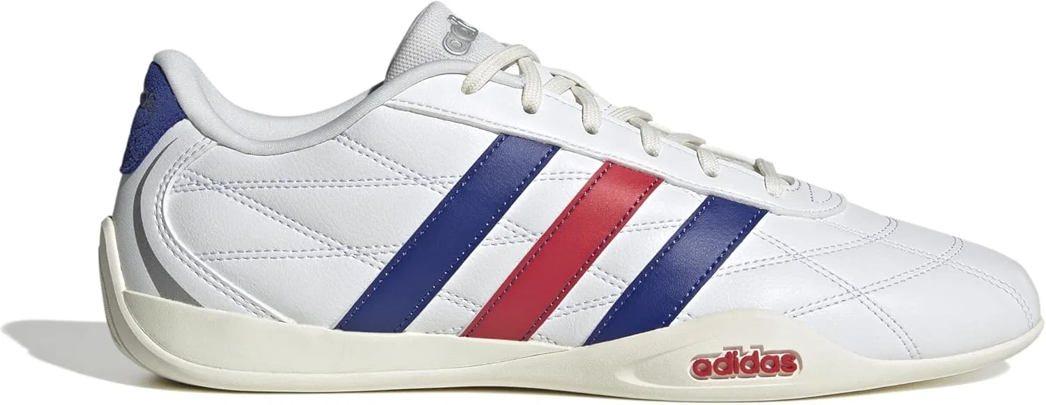 Мужские кроссовки Adidas Adipista, Ftwr White Semi Lucid Blue Pure Ruby — фото 2