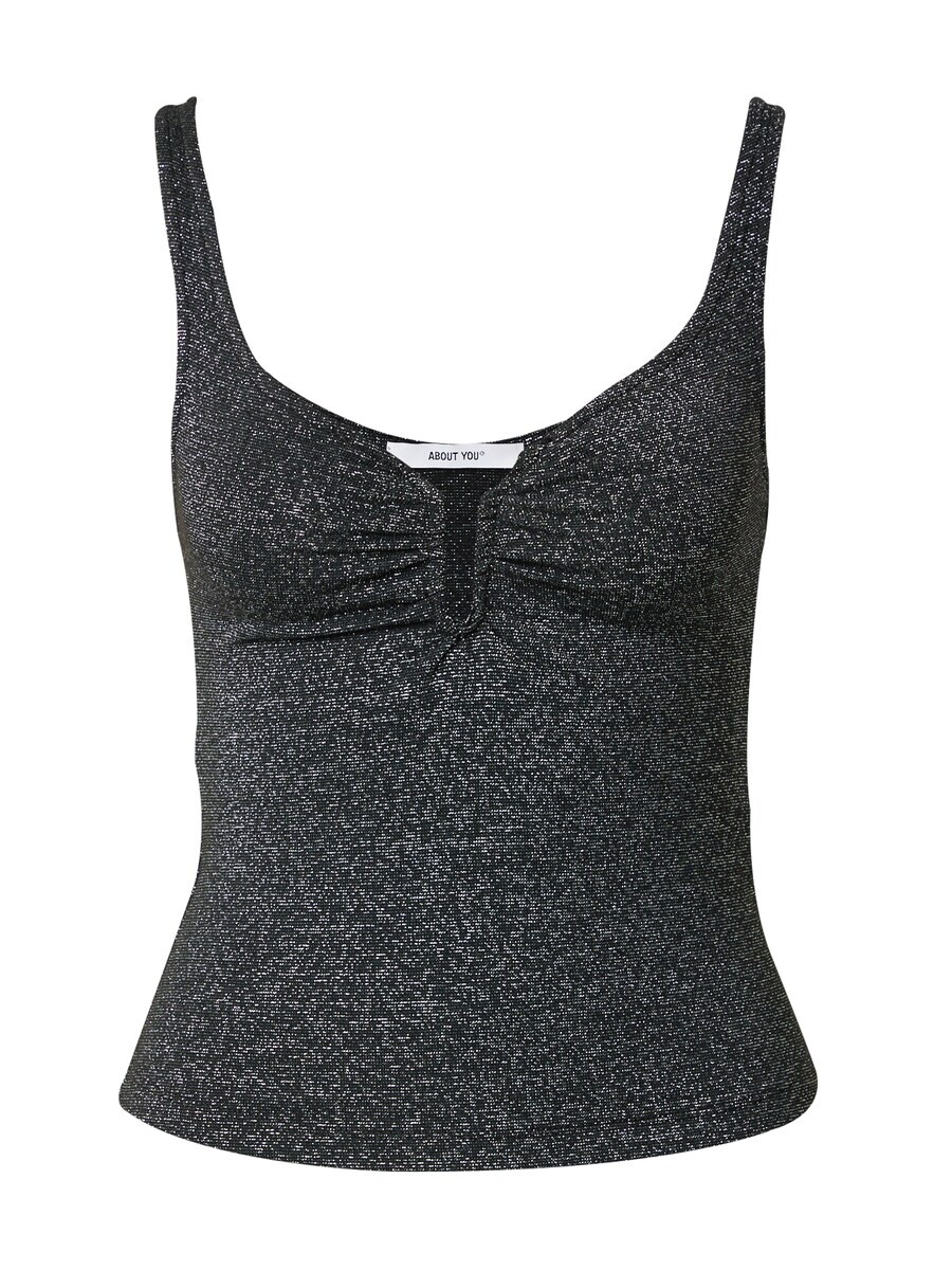 

Топ About You CAYA, цвет Black/Silver