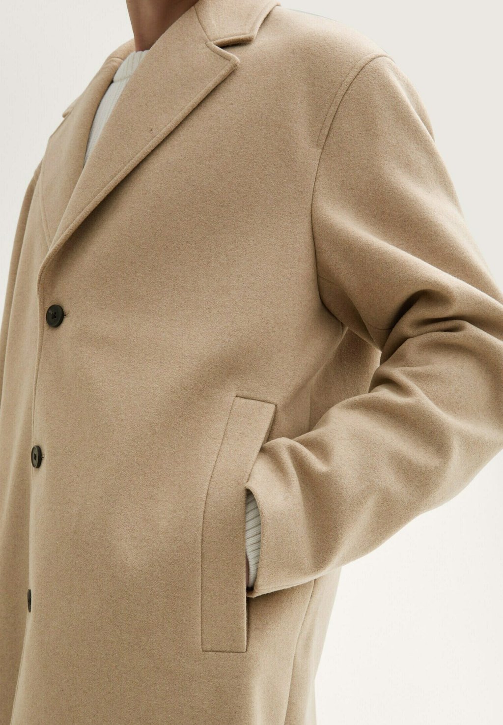 

Короткое пальто RELAXED TOM TAILOR DENIM, бежевый