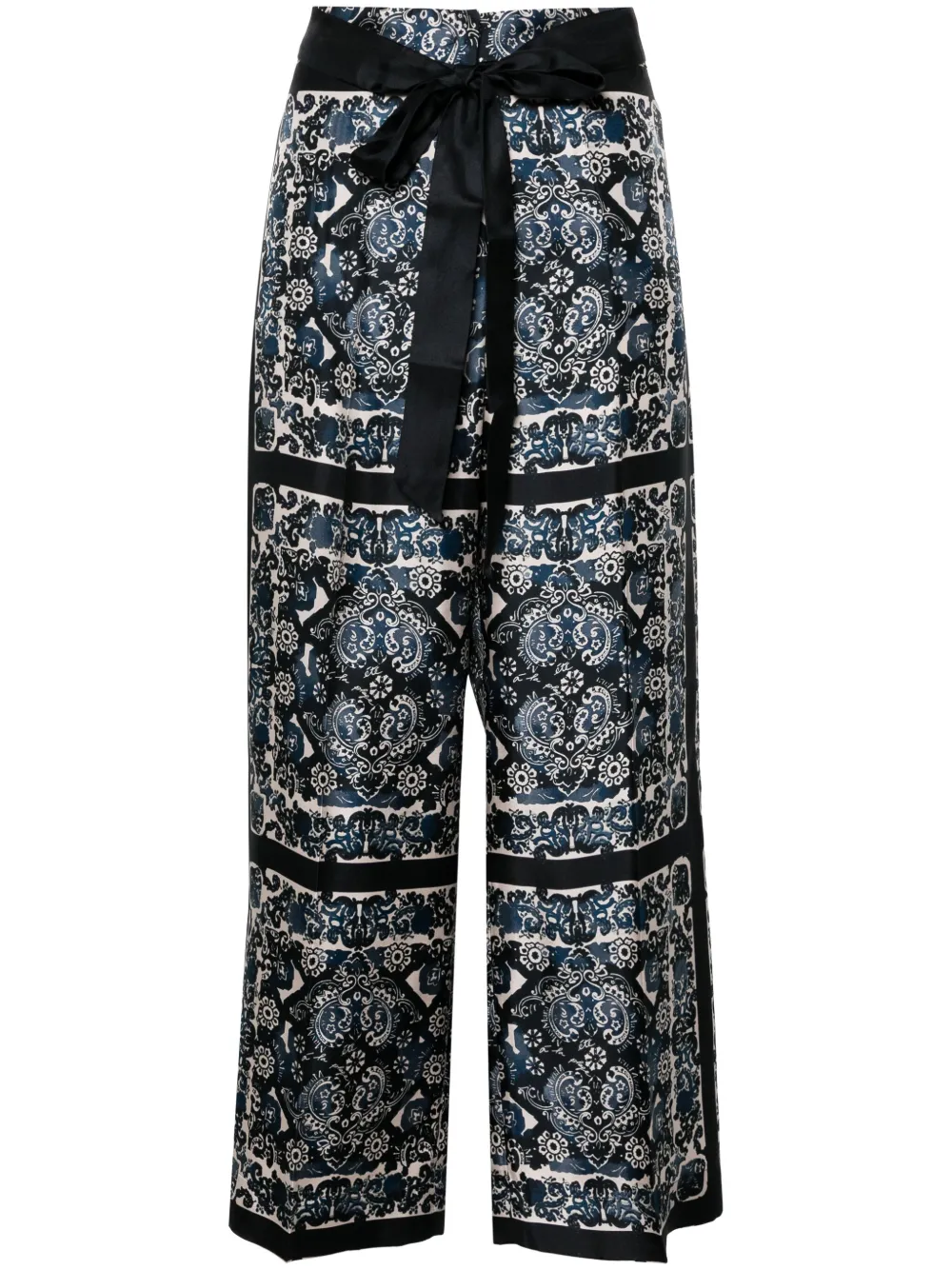 

Укороченные брюки Patty с графичным принтом 'S Max Mara, синий