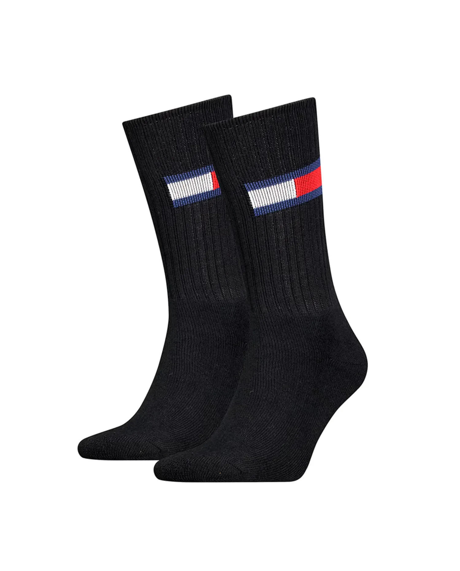 Унисекс носки средней длины Tommy Hilfiger (набор из 2 штук), черный — фото 2