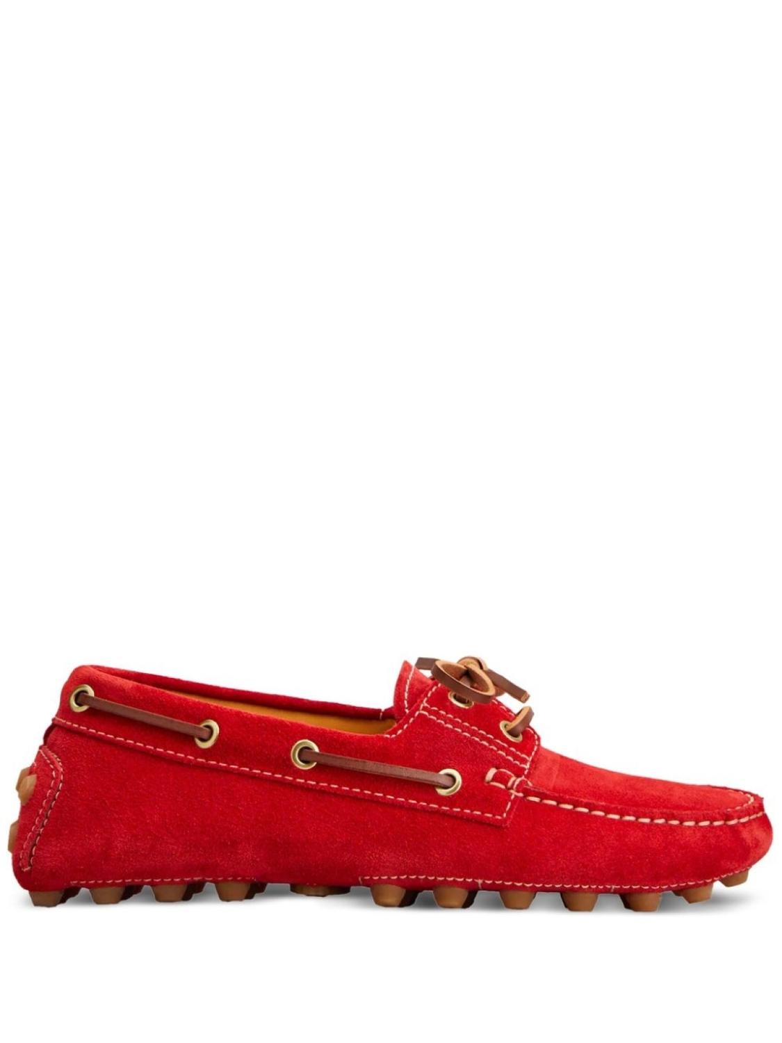 Tod's лоферы Boat Gommino Bubble, красный