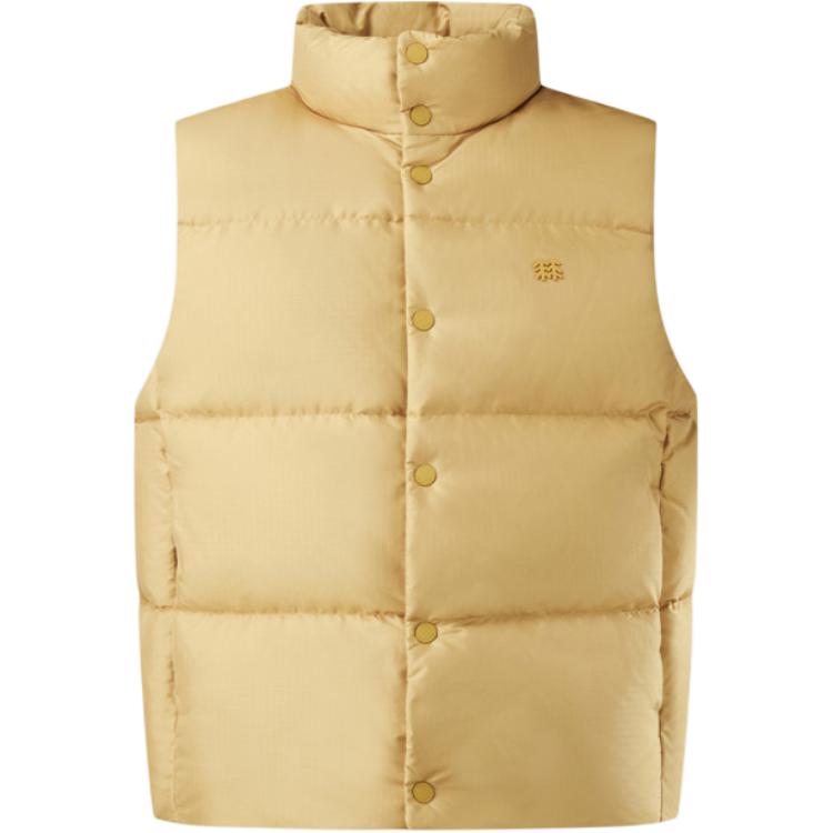 

Пуховый жилет унисекс, воротник-стойка, умеренный, другие характеристики Kolon Sport, mustard