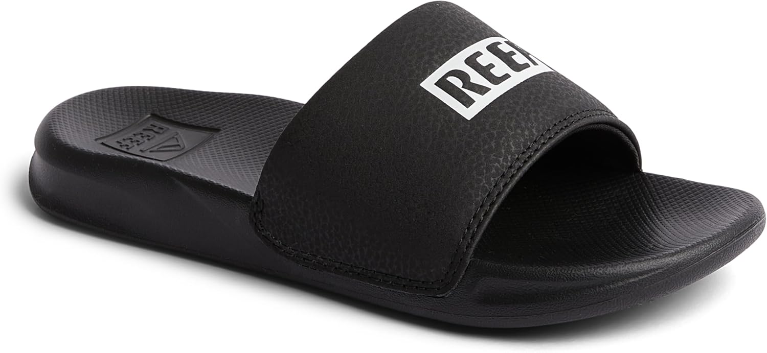 Сланцы Reef Kids One Slide, белый/черный — фото 2
