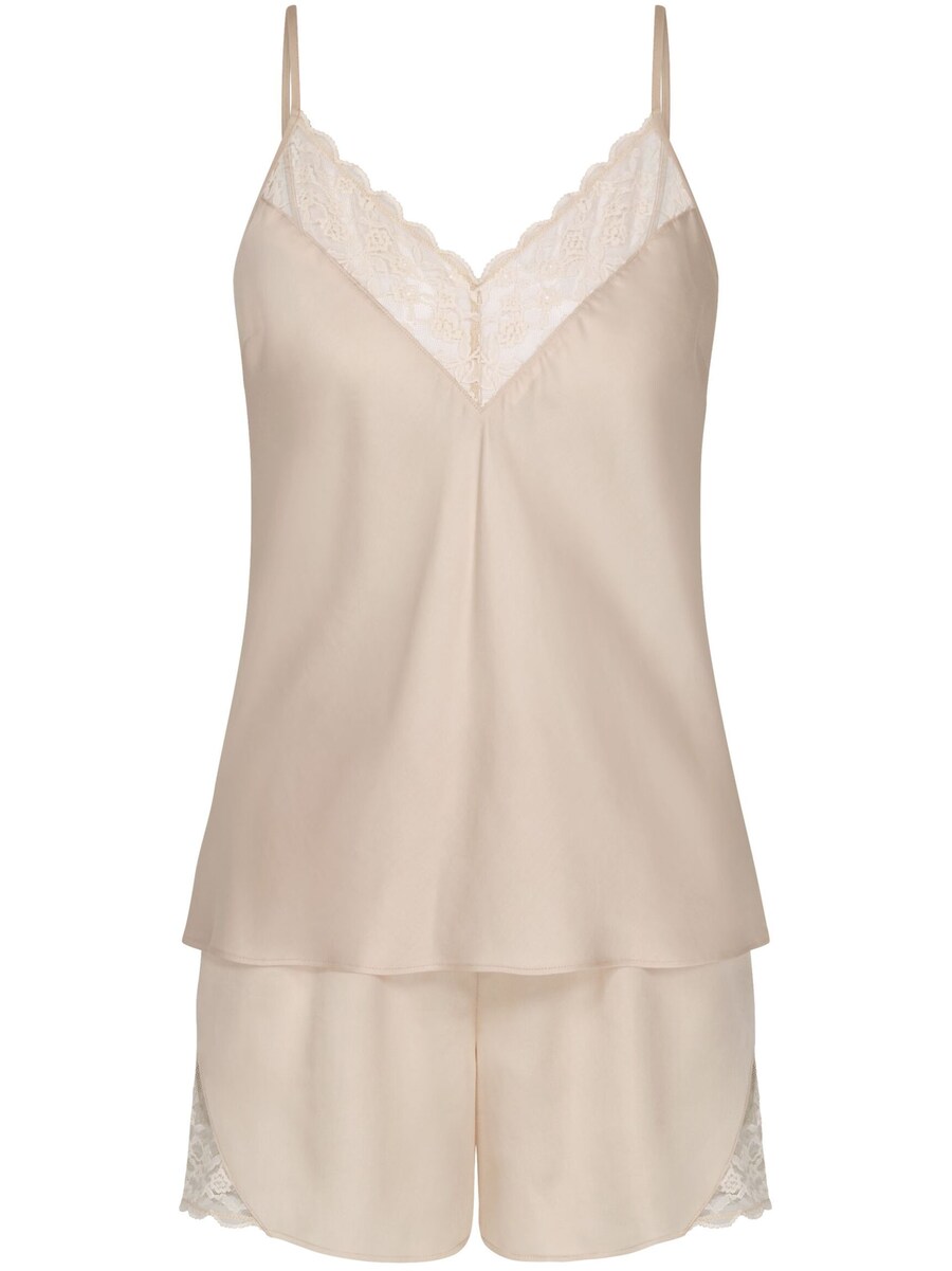 

Короткий пижамный комплект TRIUMPH Wild Azalea Florale, бежевый