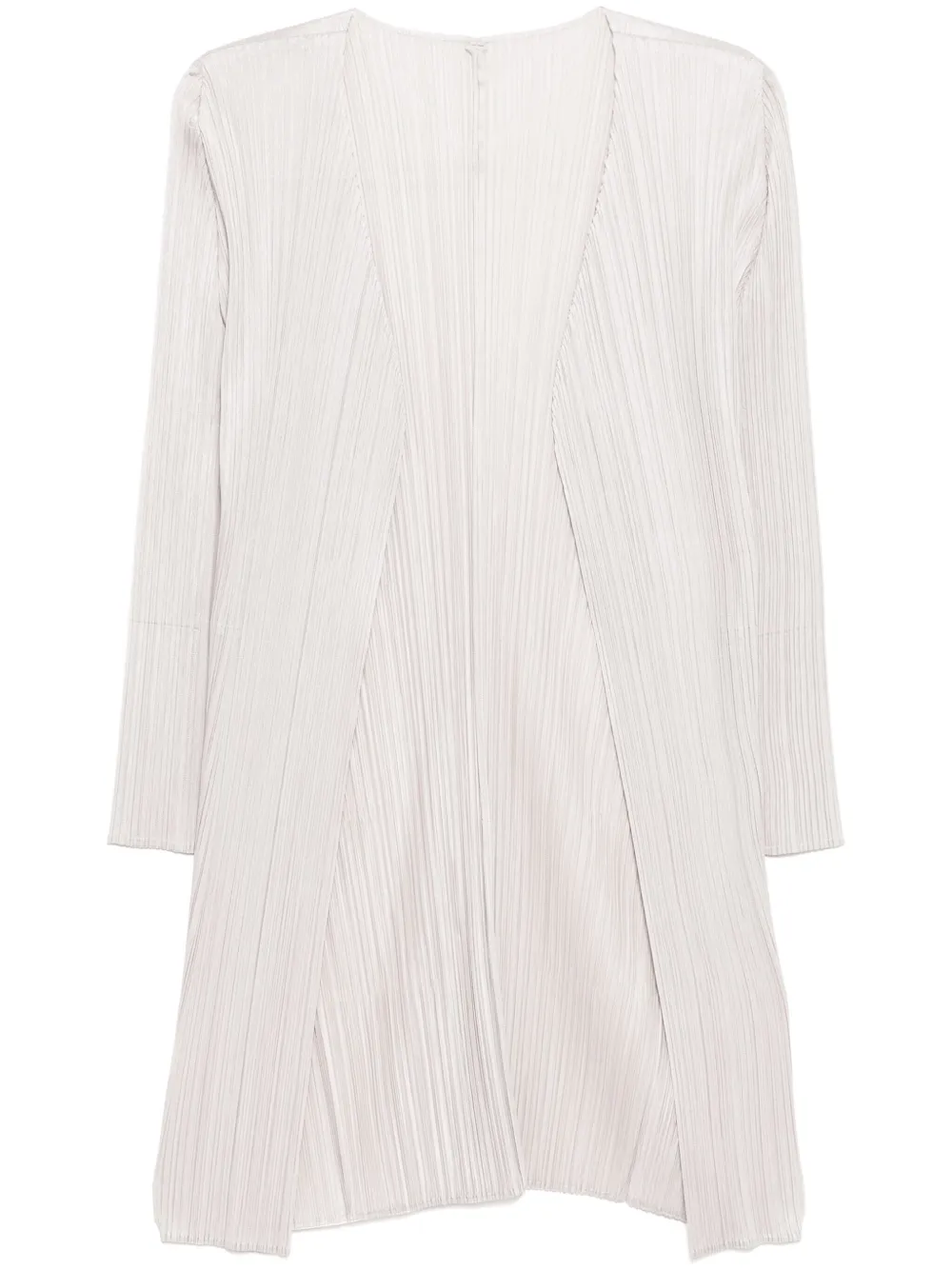 

Длинный плиссированный жакет Pleats Please Issey Miyake, нейтральный