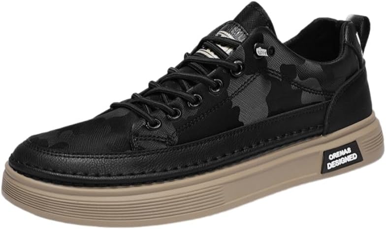 

Модные мужские спортивные кроссовки с верхом из ПУ и резиновой подошвой. Противоскользящие и прочные. Подходят для активного отдыха на улице и повседневного использования Clolinde, черный