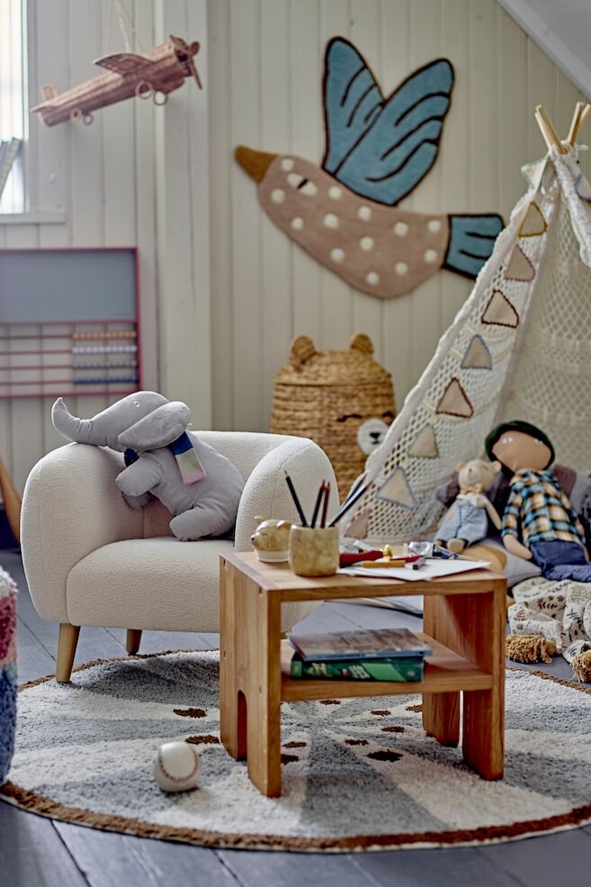 

Ковер голубая сойка Bloomingville Mini, синий