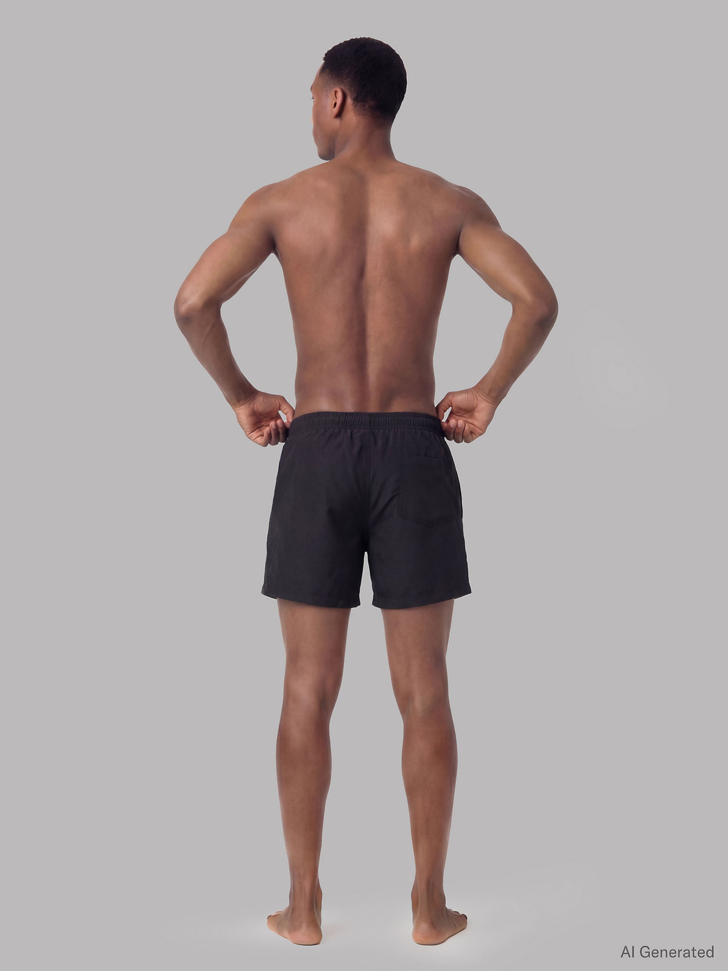 Calvin Klein Swimwear Шорты Board Shorts 'CK Essentials' в черном цвете — фото 4