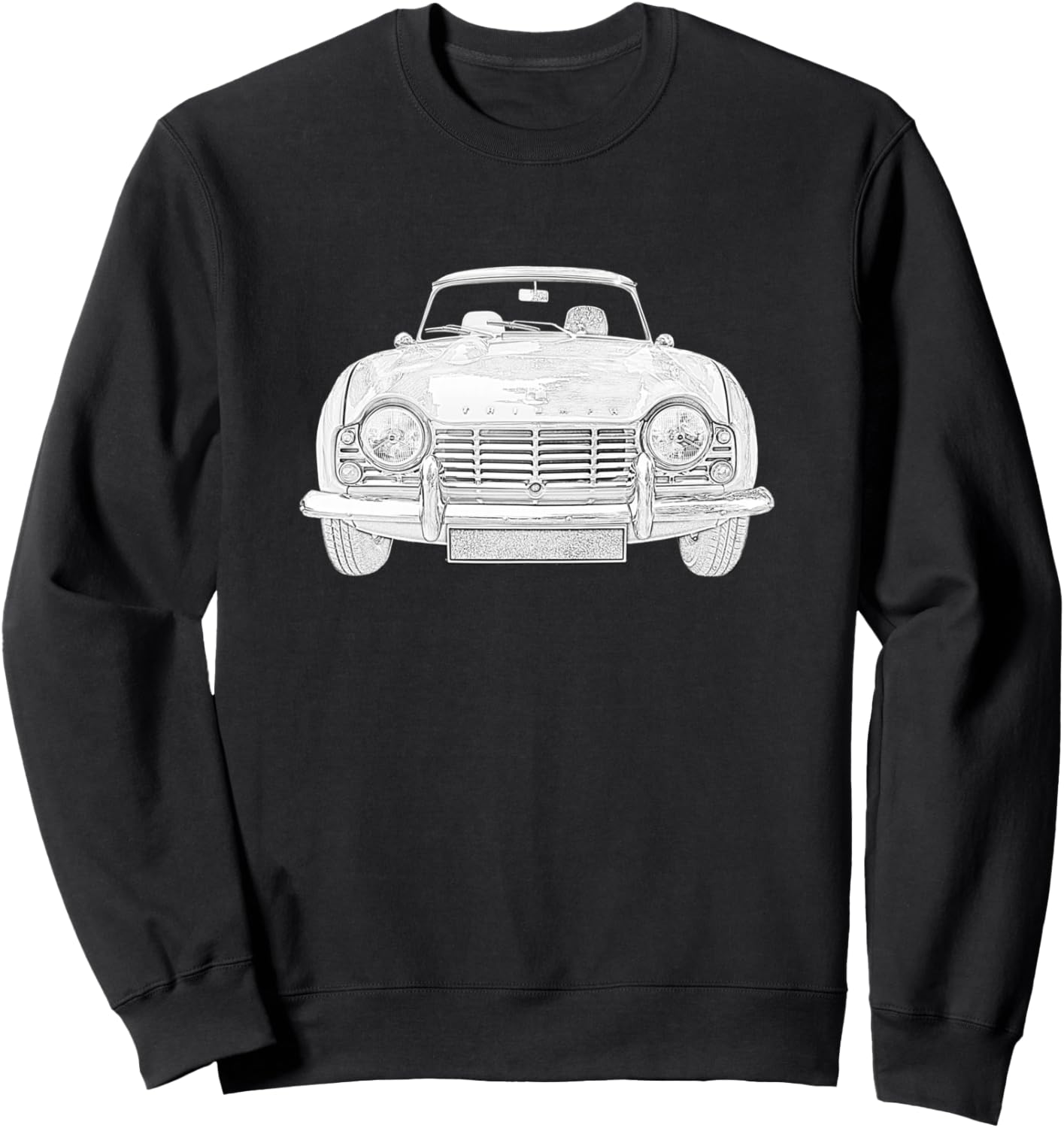 

Толстовка с изображением классического британского спортивного автомобиля Triumph TR4, черная Soitwouldseem, Черный, Толстовка с изображением классического британского спортивного автомобиля Triumph TR4, черная Soitwouldseem