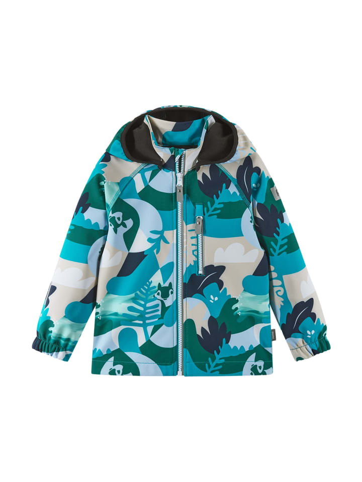 

Куртка софтшелл Reima, цвет aqua blue