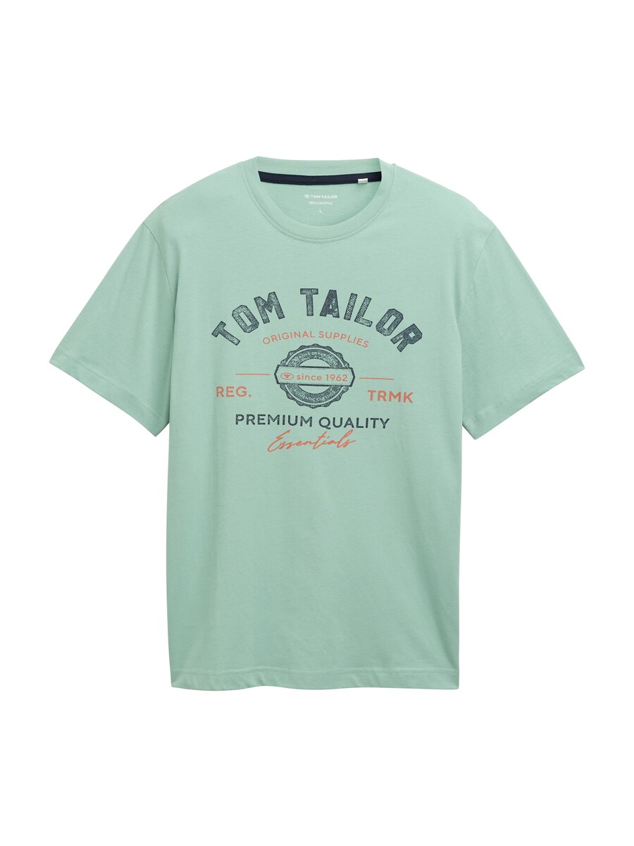 

Футболка TOM TAILOR, Mint/Dark green