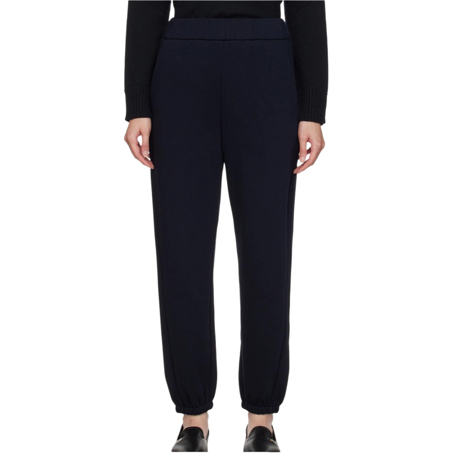 

Футболка FW23 Вязаные спортивные брюки женские темно-синий MaxMara