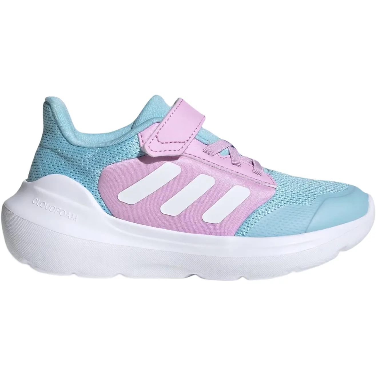 Adidas Детские кроссовки для бега TENSAUR RUN 2.0 с поддержкой и вентиляцией, низкие, цвет blue light purple — фото 3