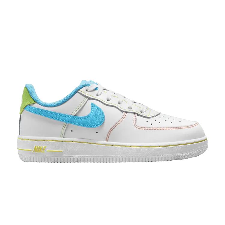 

Кроссовки Nike Force 1 Low PS 'Rainbow Stitch', белый