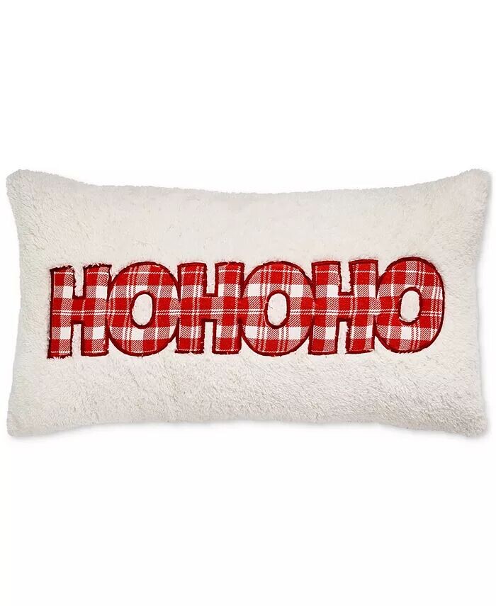 

Декоративная подушка Ho Ho Ho, 12 x 22 дюйма Holiday Lane, белый