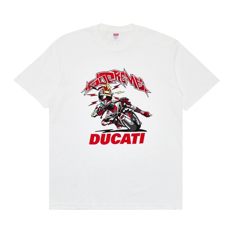 

Футболка Supreme x Ducati Bike Tee, белый