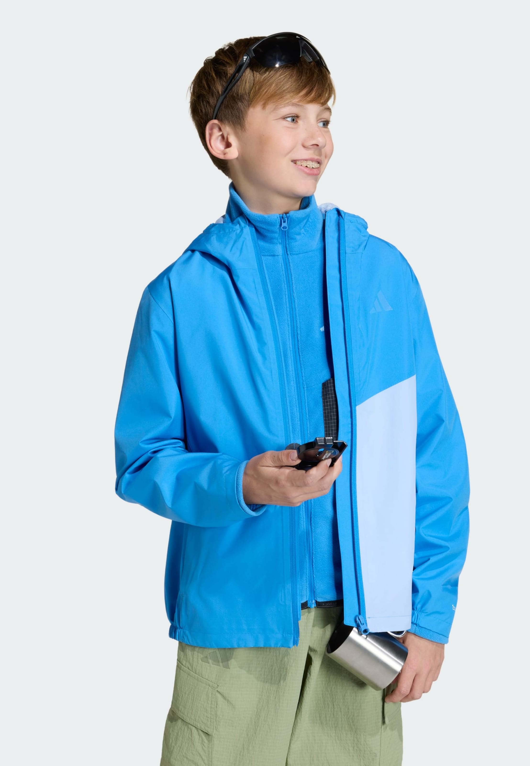 ADIDAS TERREX Куртка Outdoor 'Multi 2' в цвете Azure, Pastel Blue — фото 3
