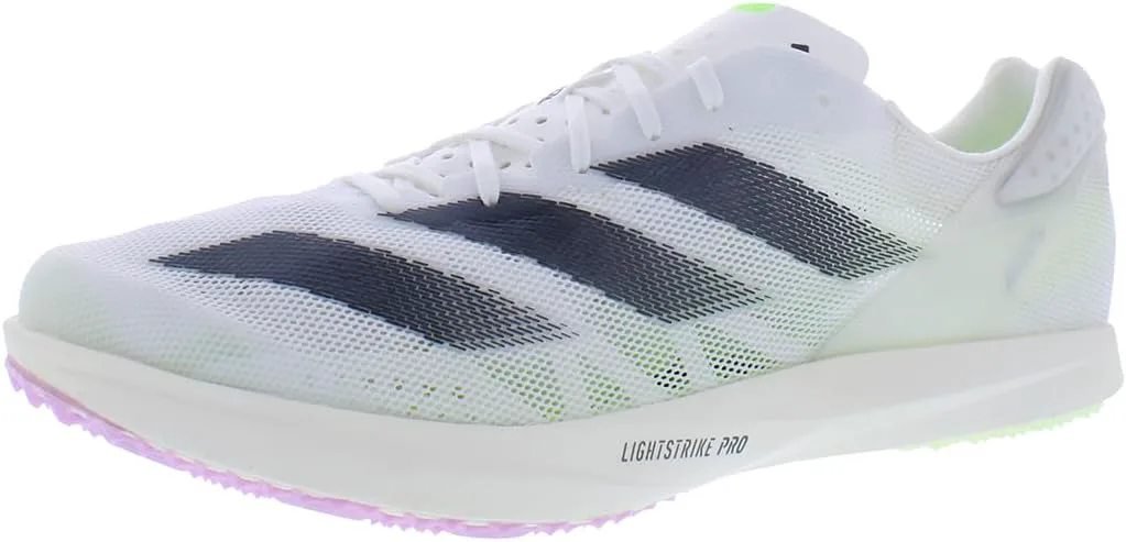 Кроссовки Adidas Adizero Avanti для взрослых, унисекс, белый/черный/зеленый — фото 2