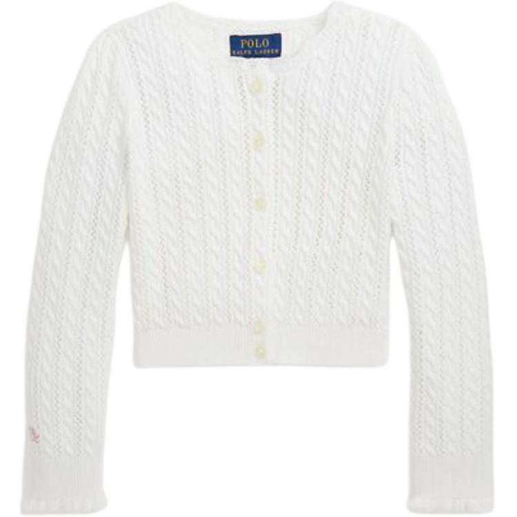 

Детский белый трикотажный поло Ralph Lauren