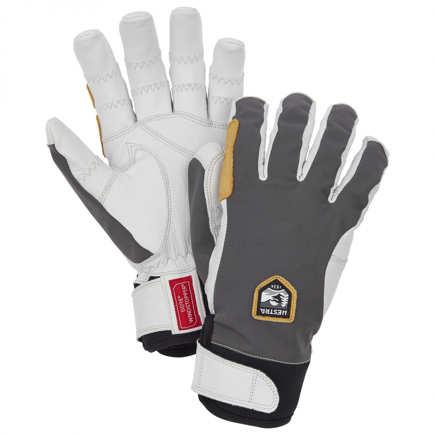 

Перчатки Hestra Ergo Grip Active 5 Finger, цвет Grey/Offwhite