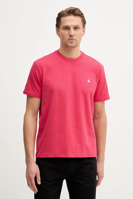 

Хлопковая футболка United Colors of Benetton, красный