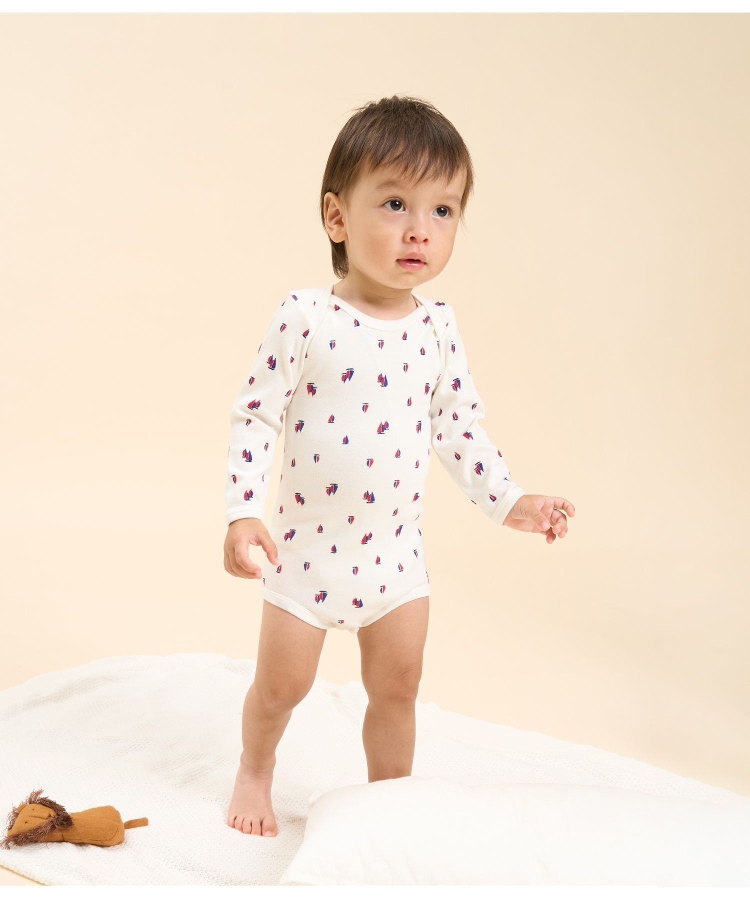 Боди с длинными рукавами (комплект из 3 предметов) PETIT BATEAU, Multicolor 1 — фото 3