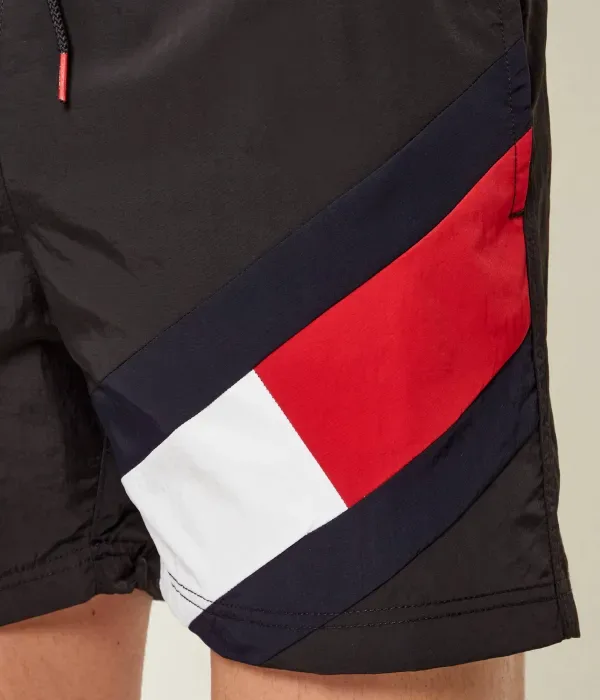 Пляжные шорты slim fit Tommy Hilfiger, черный — фото 3