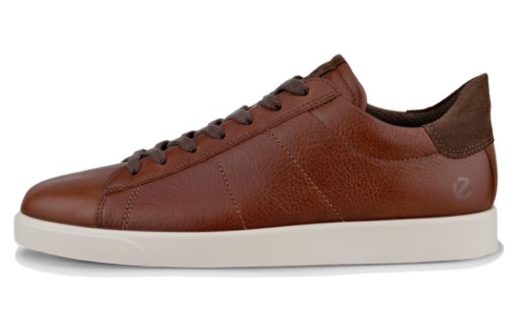 

Кроссовки ecco Skateboarding Shoes Men Low-top Brown, коричневый