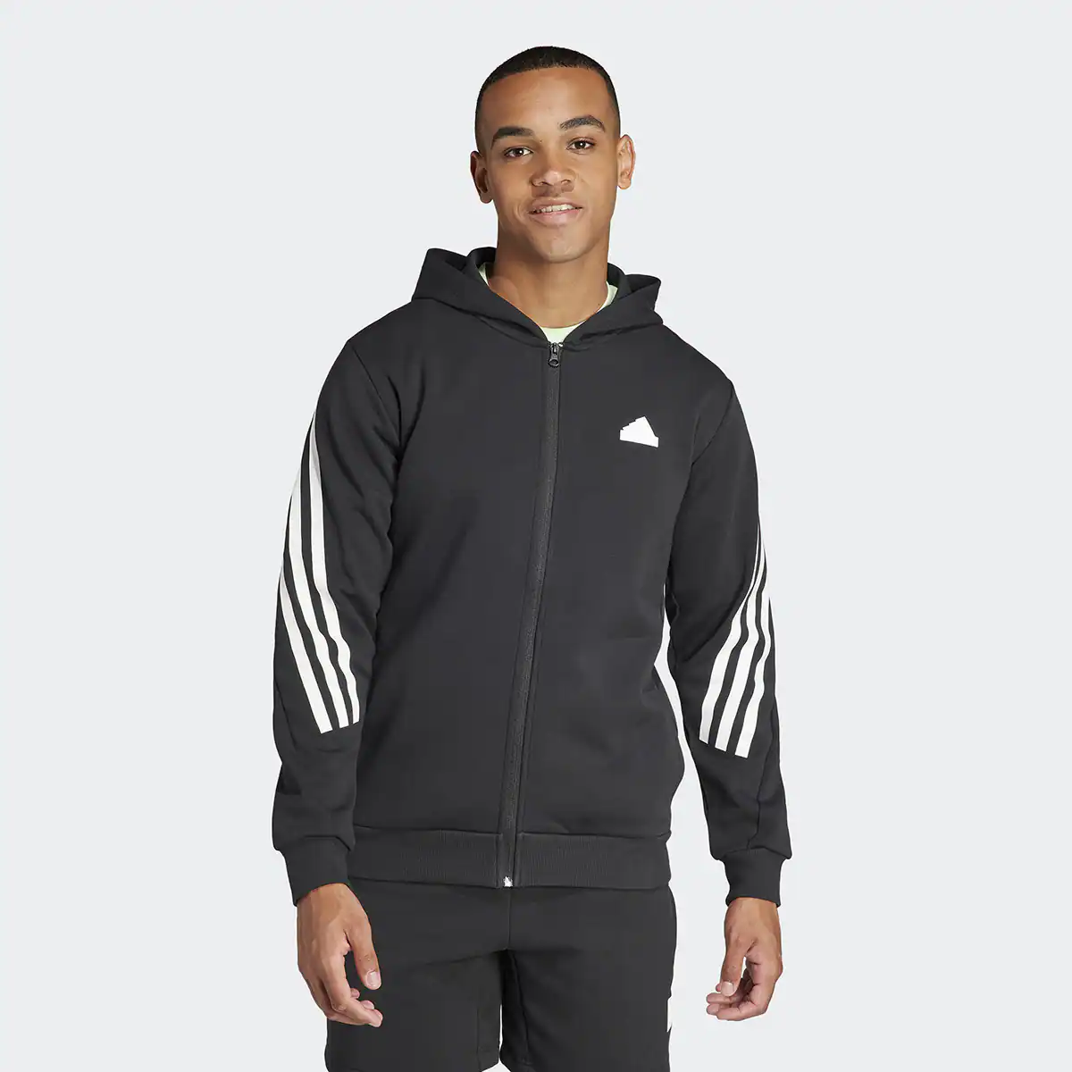 

Мужская куртка Adidas Future Icons 3 полоски, чёрный