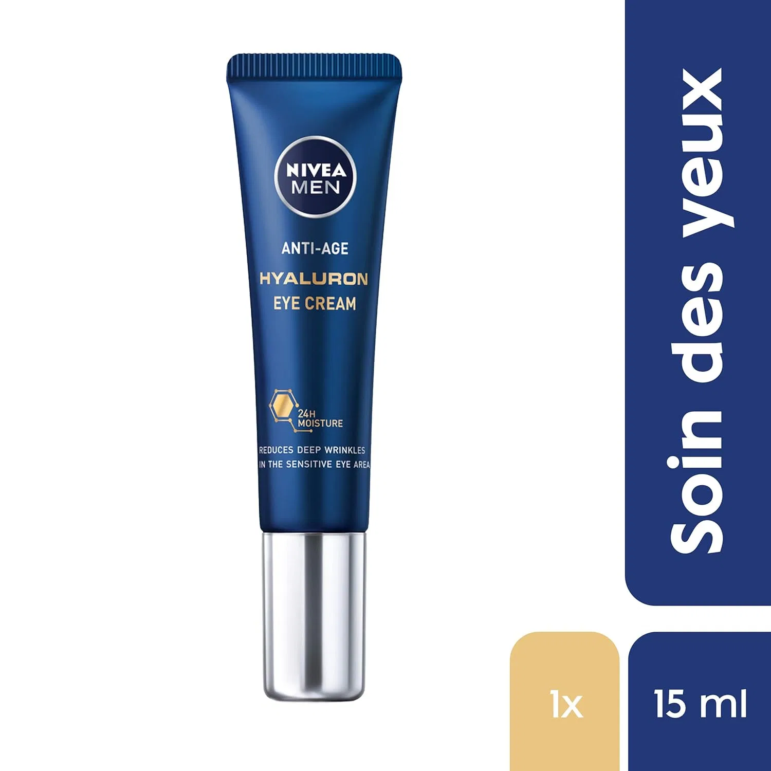Мужской антивозрастной крем для глаз NIVEA MEN, 15 мл (2 упаковки) Nivea Men
