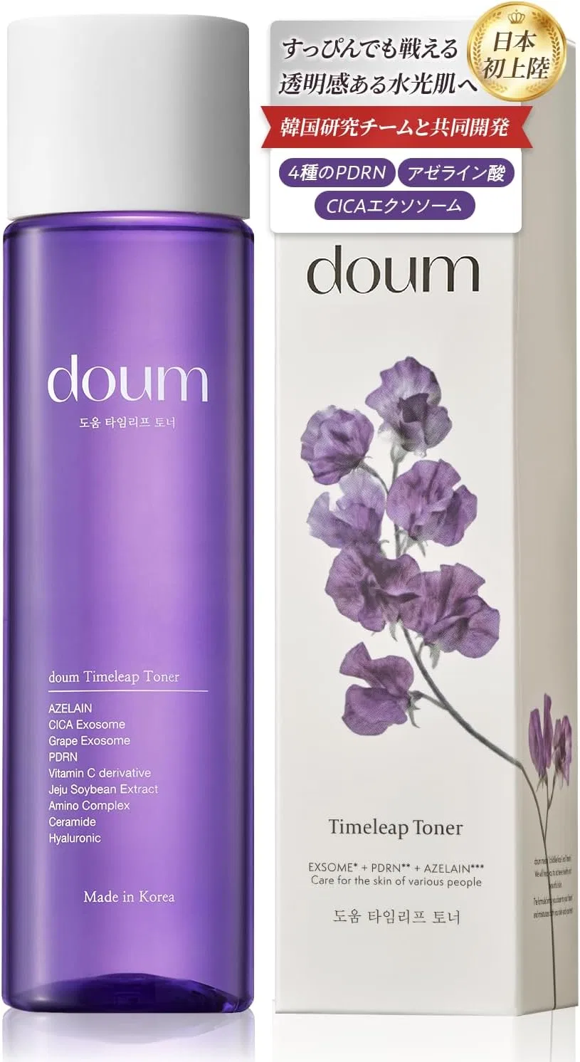 Тоник Doum — Daily Toner с PDRN, азелаиновой кислотой и витамином C, , аромат цветочный мускус, 180 мл
