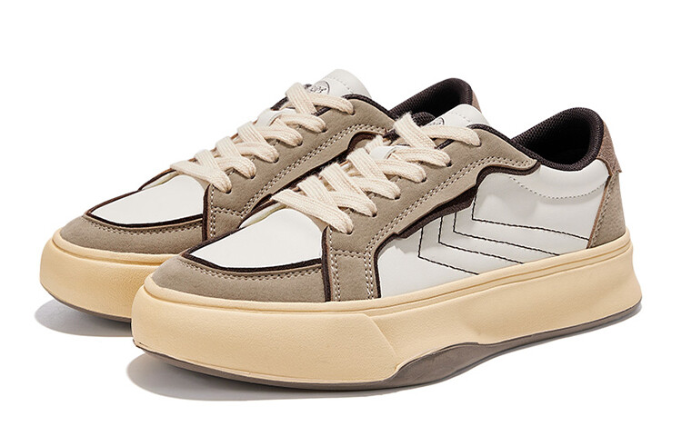Кеды, скейтборд обувь женская низкая коричневый Feiyue — фото 4