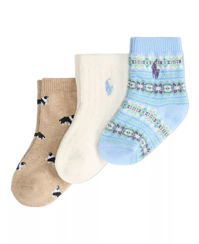

Носки Baby Fair Isle Novelty, 3 шт. в упаковке Polo Ralph Lauren