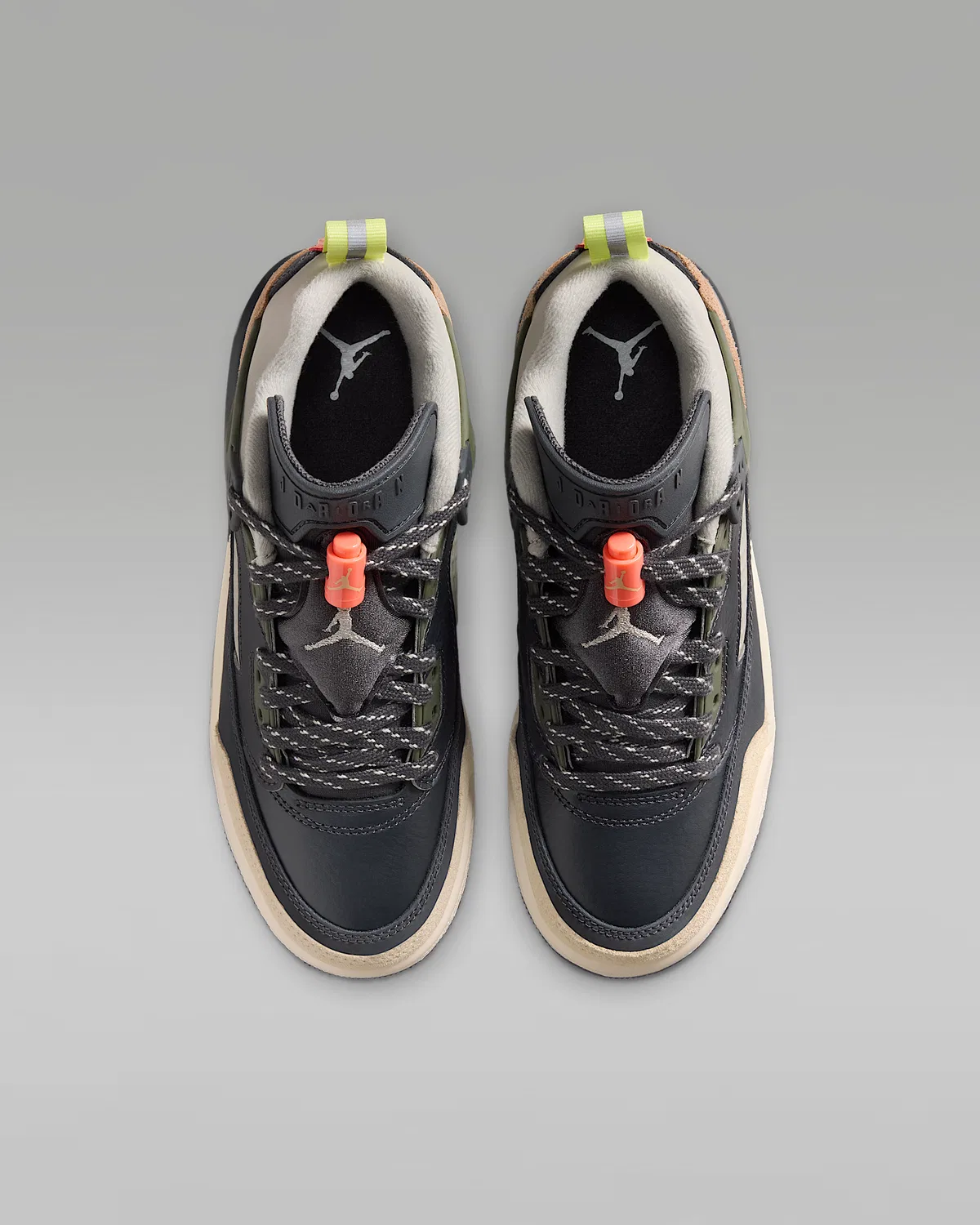 Детские кроссовки Jordan Spizike Low, Anthracite/Light Wild Mango/Cargo Khaki/Spruce Fog — фото 4