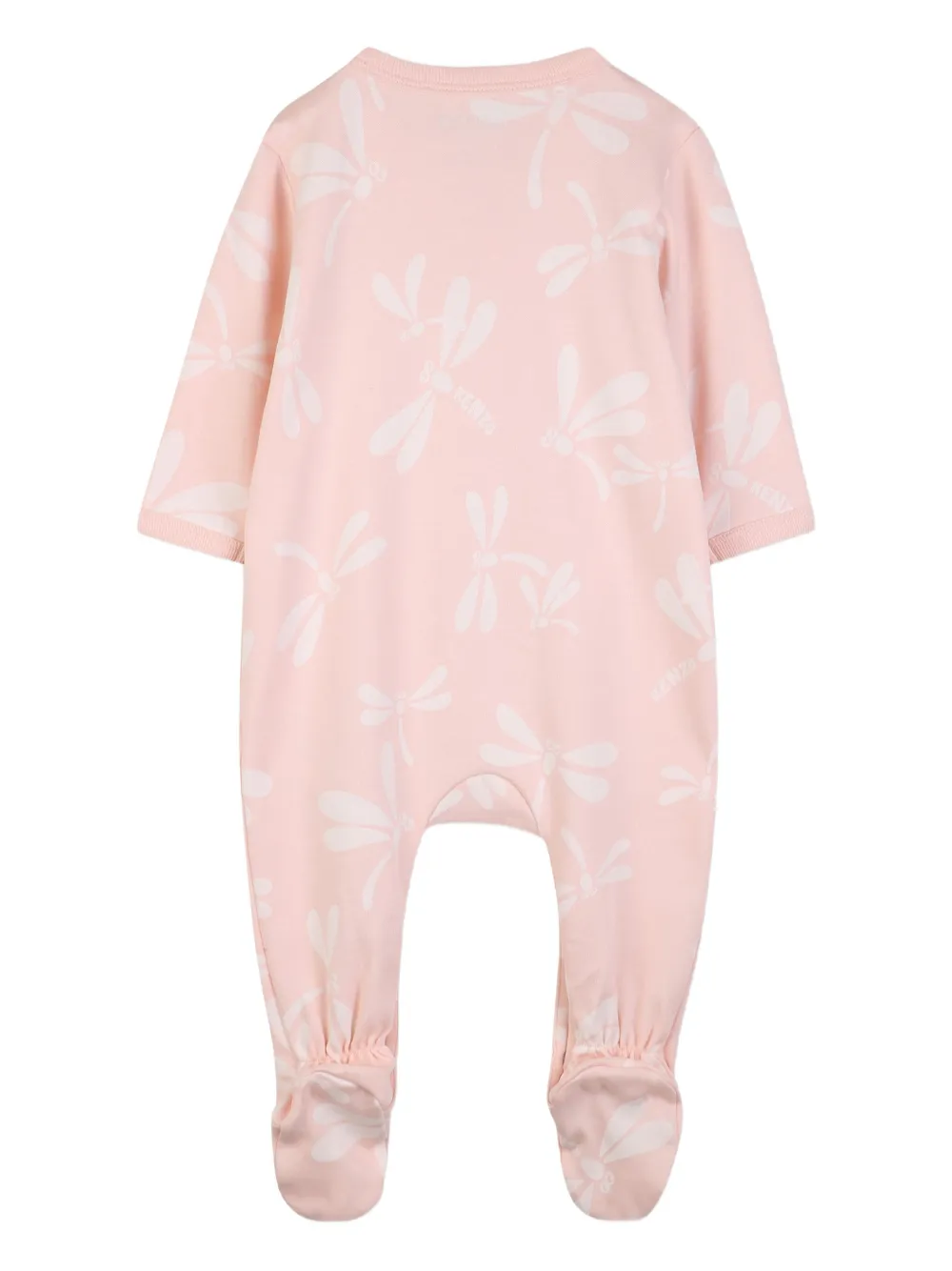 Комплект для новорожденного с принтом Kenzo Kids, розовый — фото 4