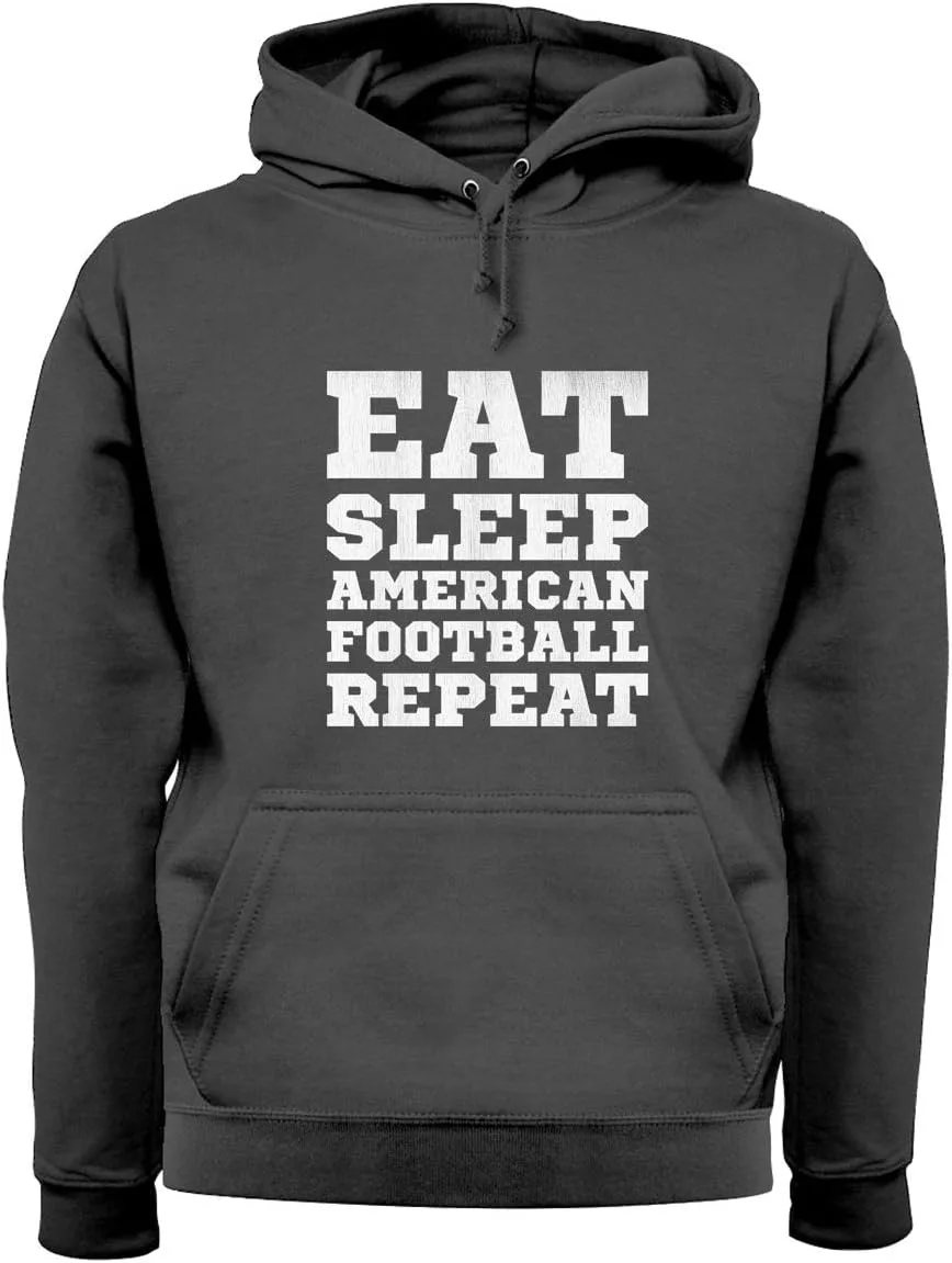 

Толстовка Unisex Premium Eat Sleep American Football Repeat Dressdown