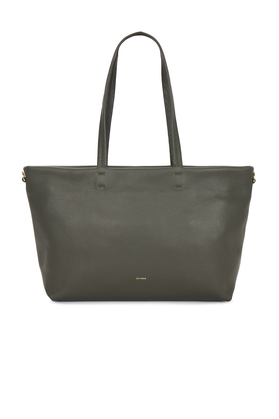 

Маленькая сумка-тоут на молнии Cuyana, dark olive