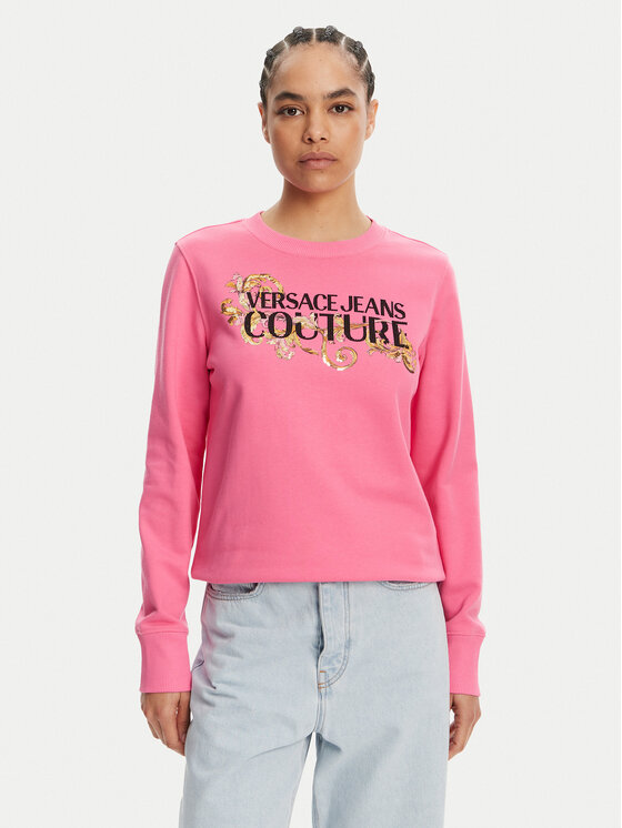 

Толстовка обычного кроя 78HAIC06 Versace Jeans Couture, розовый