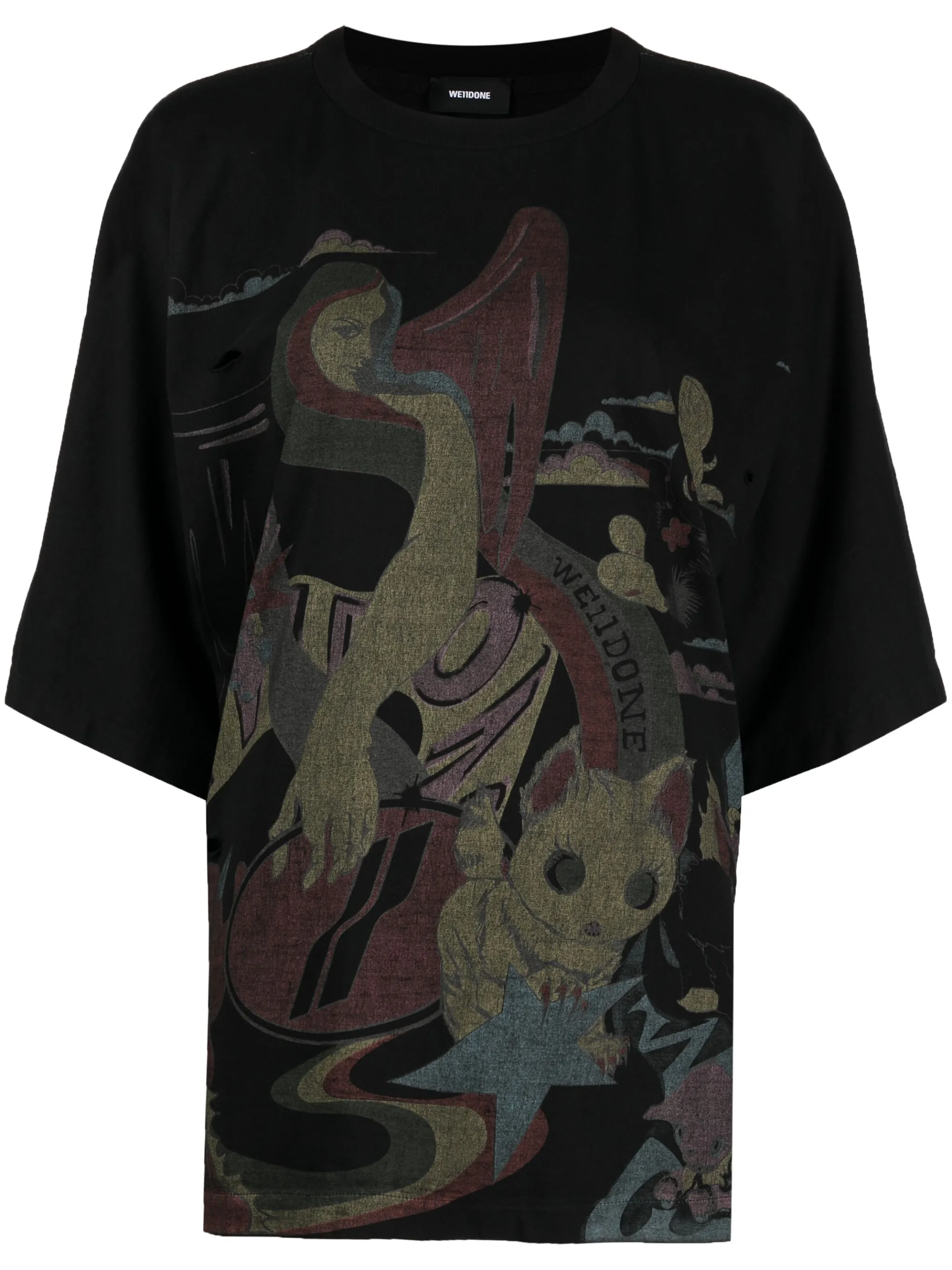 

Футболка с логотипом We11Done, черный