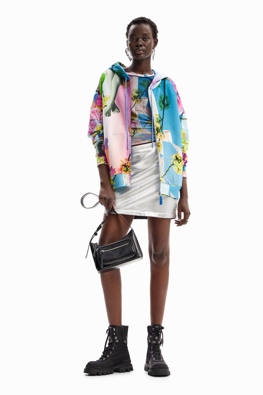 

Толстовка на молнии AIRPLANE LACROIX Desigual, мультиколор