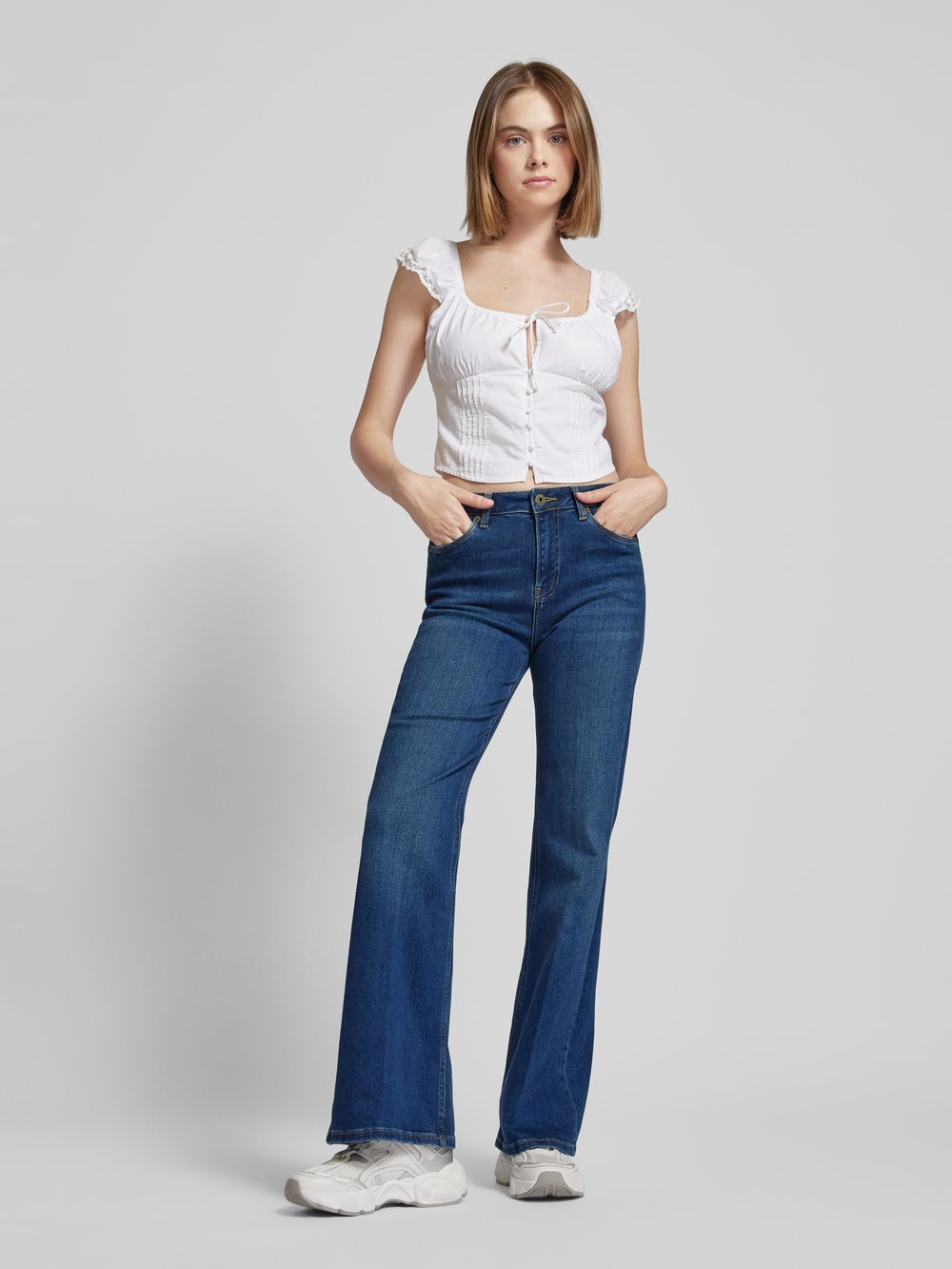 

Расклешенные джинсы с пятью карманами Pepe Jeans, синий