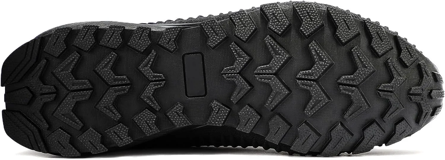 

Мужские рабочие туфли с металлическим носком, композитная защита, удобные, защищенные от проколов, легкие и непробиваемые кроссовки SKOKOD, черный